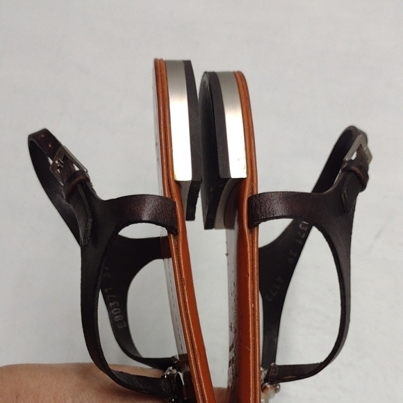 Giuseppe Zanotti Brown Sandals Size 9 Bohemian, Boho, Beach, Summer, Vacation. - Picture 7 of 16